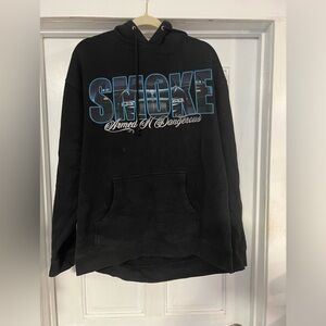 Men’s DESIGNER VLONE POP SMOKE MEET THE WOO 2 hoodie size L